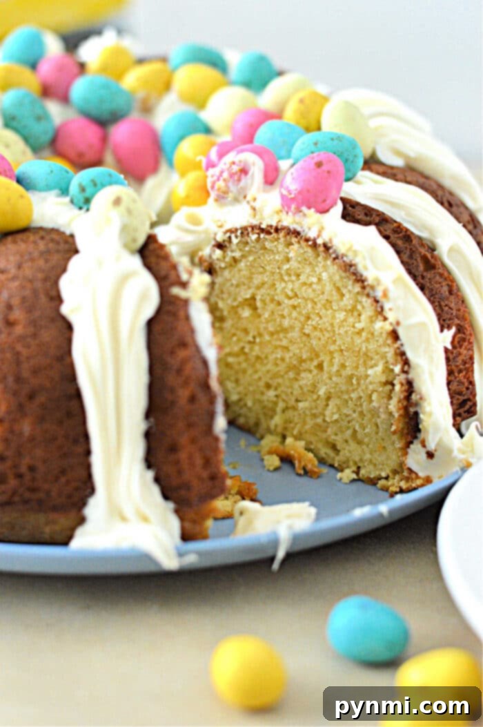 Various Easter Bundt Cake Ideas showcasing different frostings and toppings for inspiration.