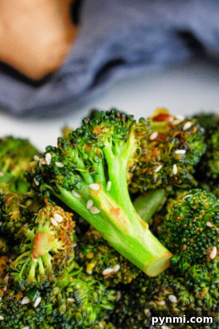 Sautéed Gai Lan 9 Full platter of Roasted Asian Broccoli, garnished and ready to serve