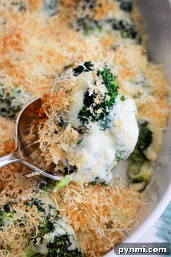 Cheesy Broccoli Bake 2 Broccoli Au Gratin