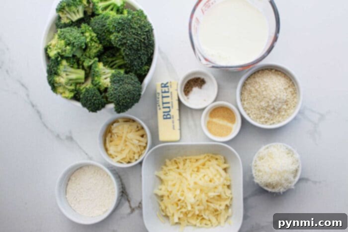 Cheesy Broccoli Bake 3 creamy broccoli