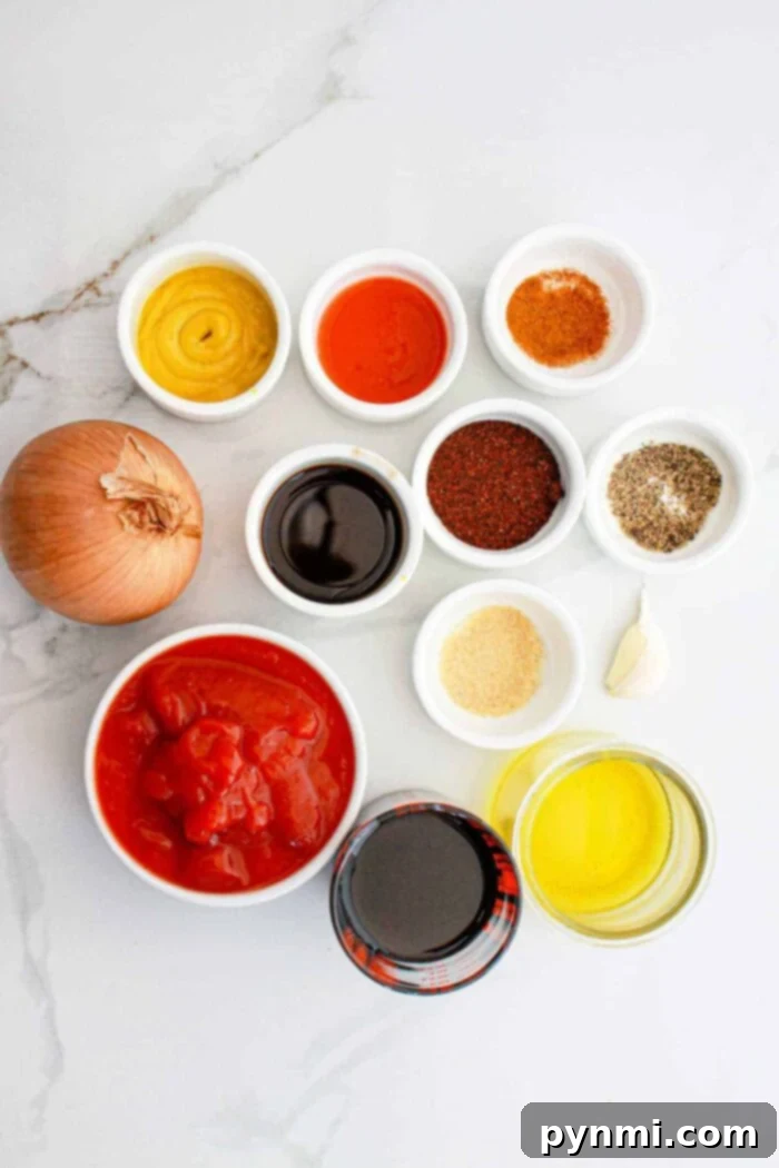 Crafting Popeyes Iconic Sauce 3 A vibrant selection of fresh ingredients neatly arranged on a cutting board, ready to be transformed into homemade Popeyes Sauce