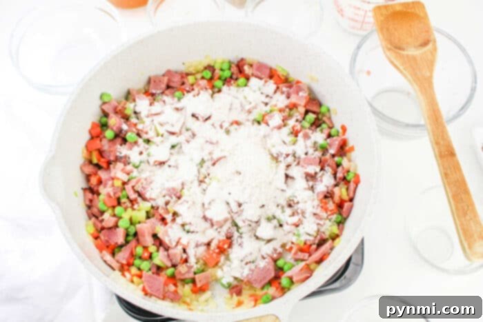 Classic meat pot pie with a golden, flaky crust