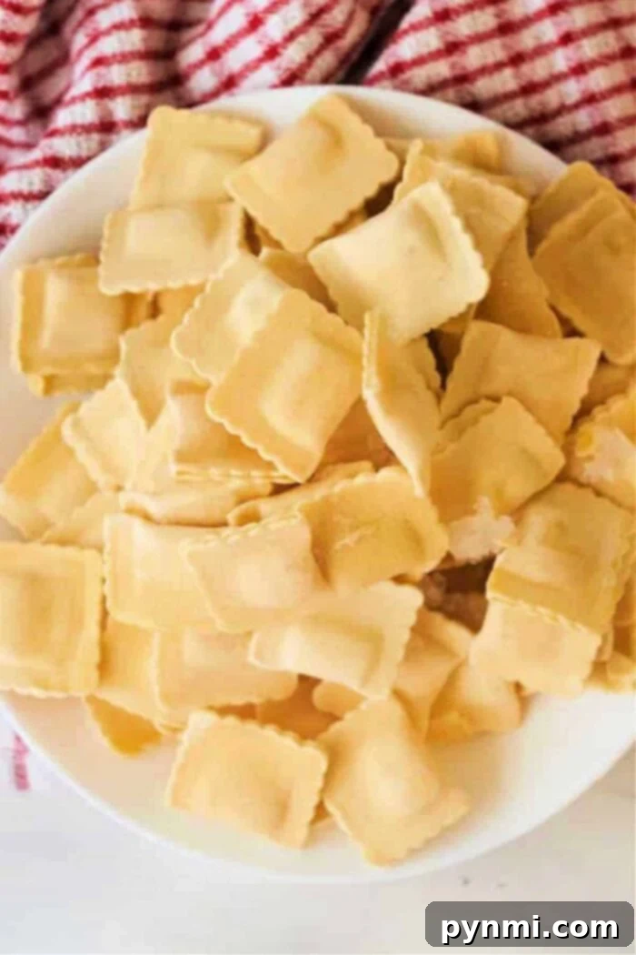 Frozen Ravioli Ready to Cook