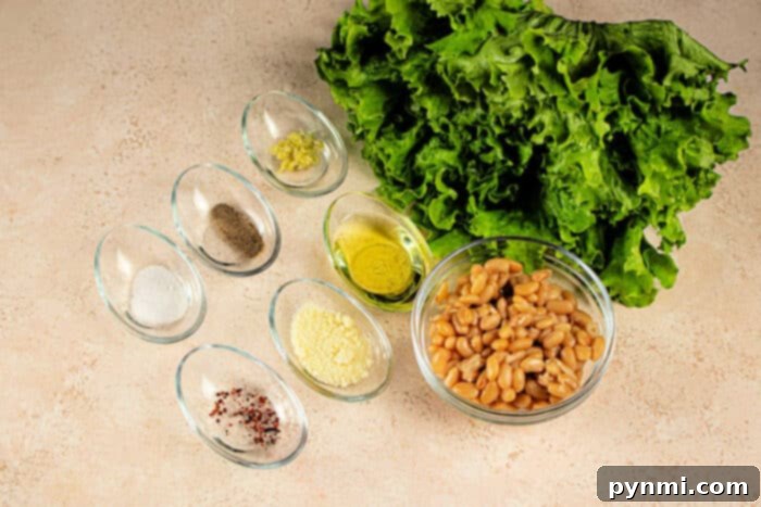 Ingredients for Escarole and Beans