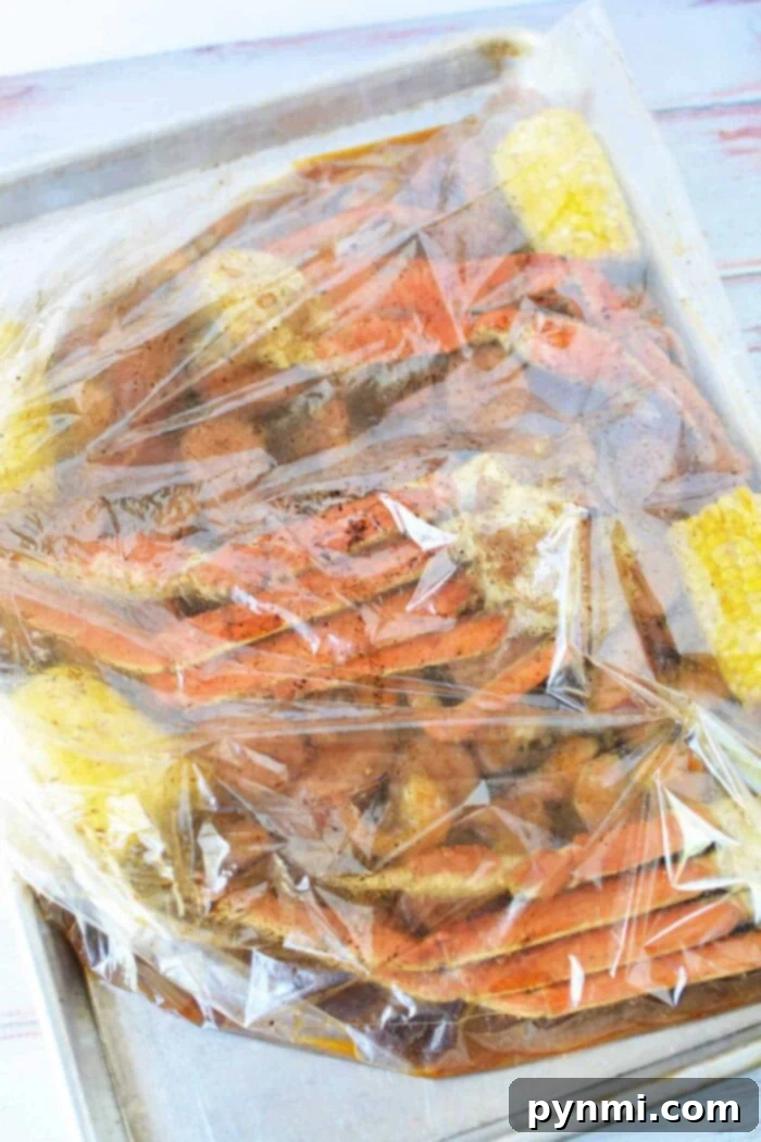 Seafood Packet Perfection 2 seafood boil in a bag in the oven - a quick and easy recipe