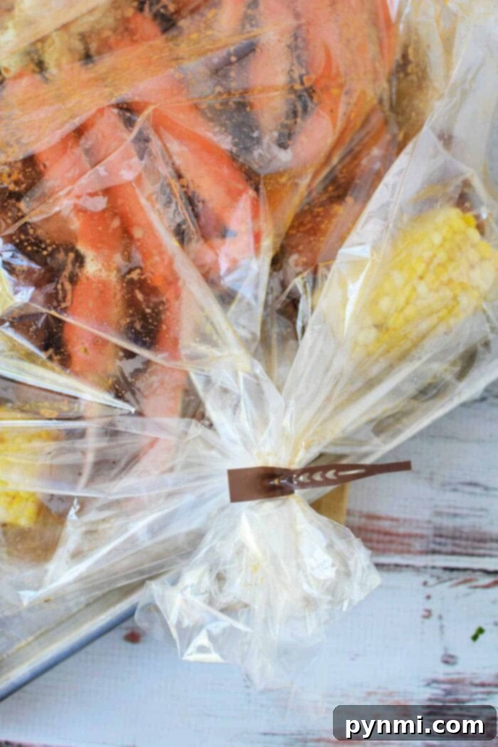Seafood Packet Perfection 8 How to Cook Seafood Boil in a Bag - serving suggestion