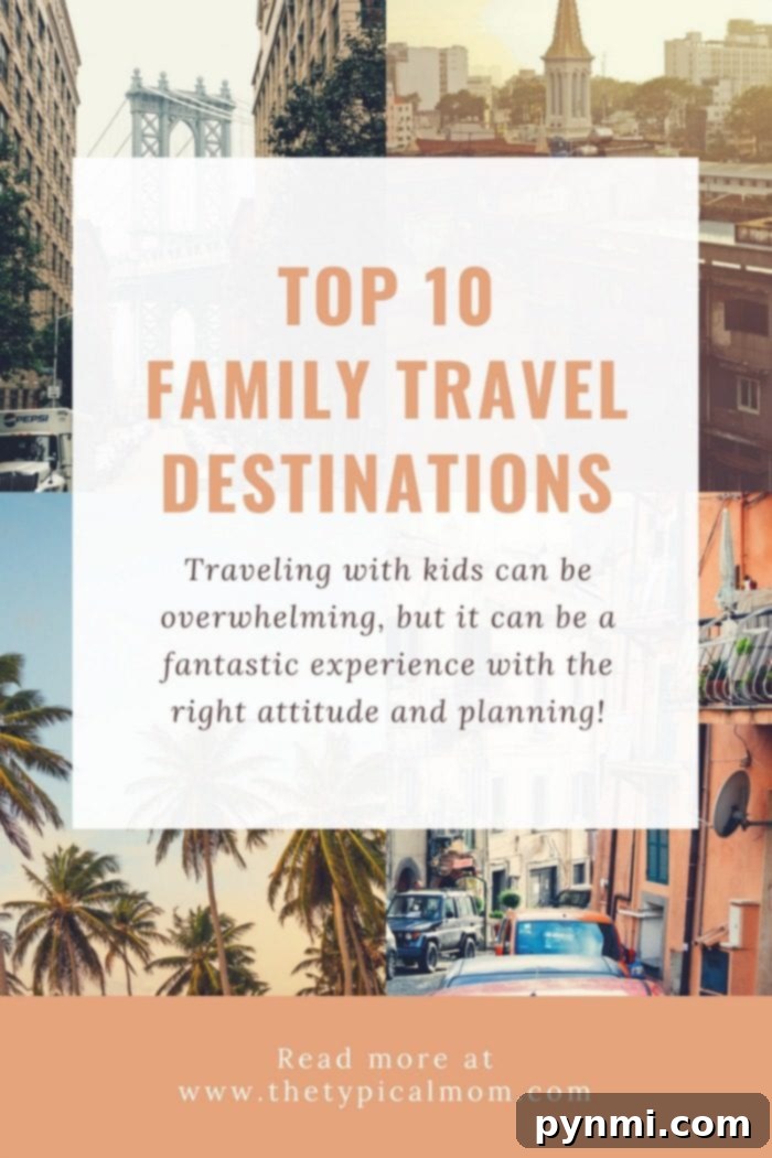 best vacation spots for kids