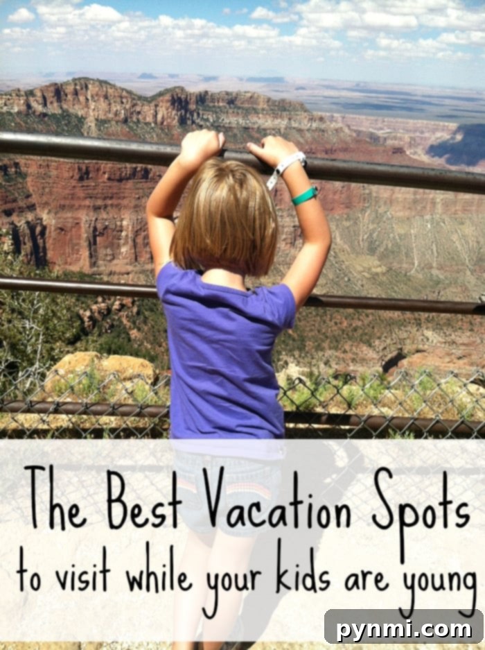 best vacation spots for kids
