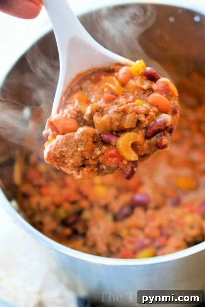 Mastering Dried Bean Chili 8 How to Make Chili with Dry Beans, served with cornbread
