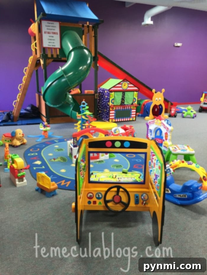 Childs Play Temecula - bright and clean play area