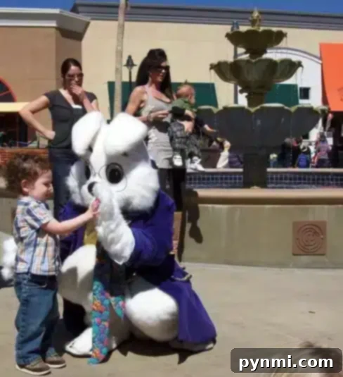 Easter Bunny at Promenade Temecula Mall