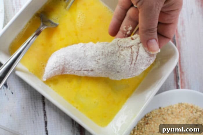 Batter for Chicken Tenders - A simple, well-mixed batter for coating chicken tenders.