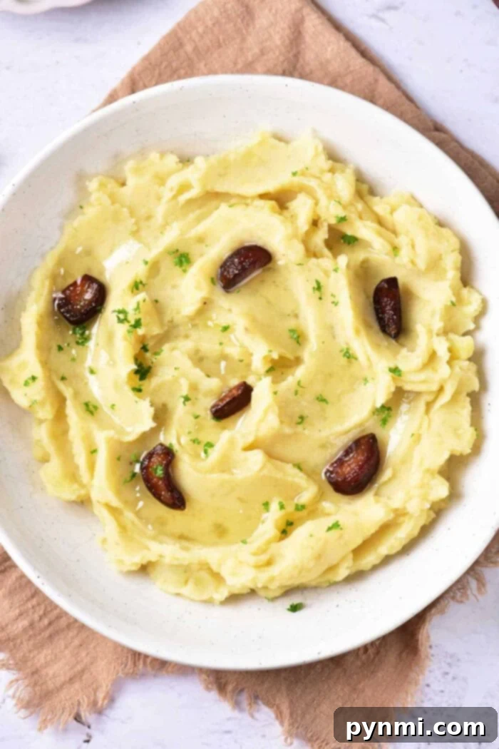 Slow-Cooked Garlic Mashed Perfection 2 Garlic Confit Mashed Potatoes