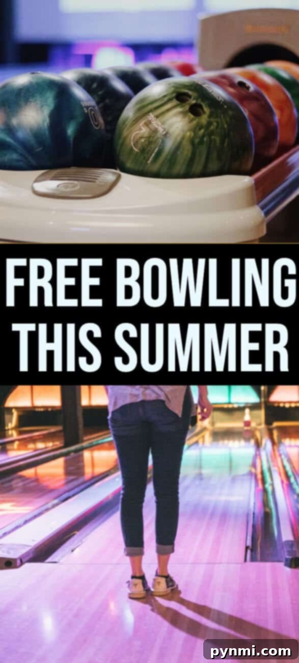 Kids Bowl Free All Summer! 2 kids bowl free - A family enjoying bowling together