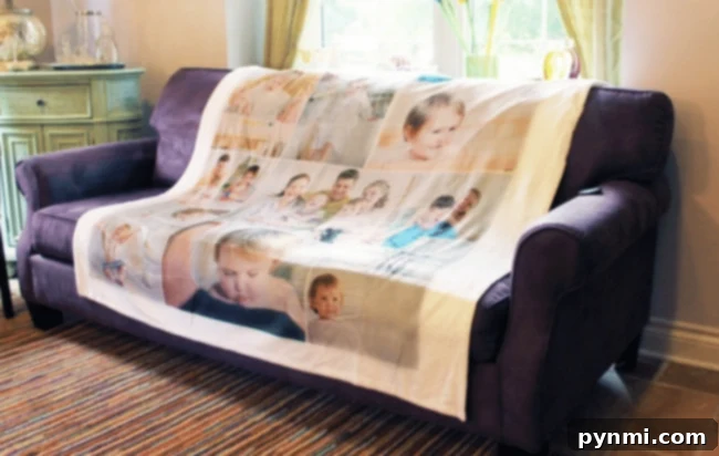 Custom Photo Memory Blanket 2 Photo Blanket deal.