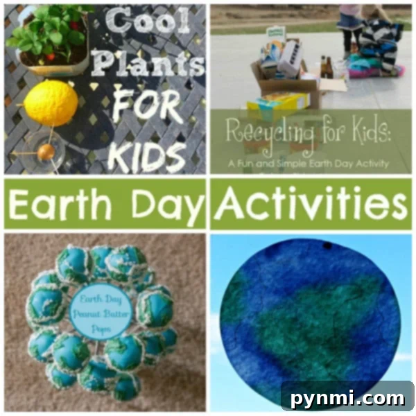 Diverse Earth Day Activities: Crafts, Scavenger Hunt, Bingo A collection of engaging Earth Day activities including crafts, games, and educational printables.