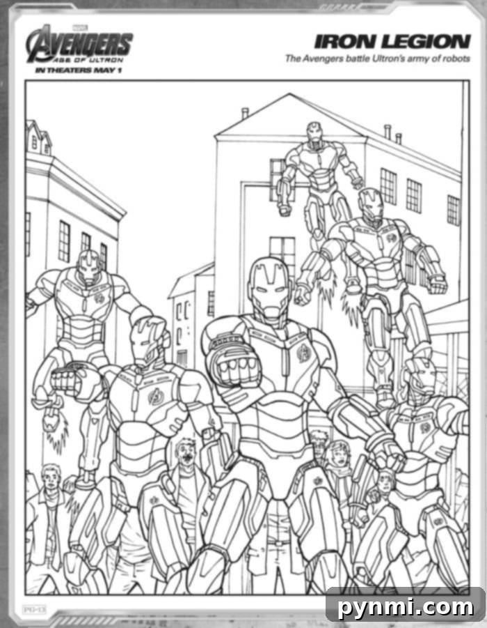 Epic Avengers Coloring Adventures 6 Marvel Coloring Pages