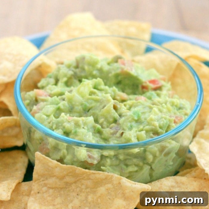 Easy Guacamole Four Ingredients 5 How to make guacamole with one avocado, simple and fresh