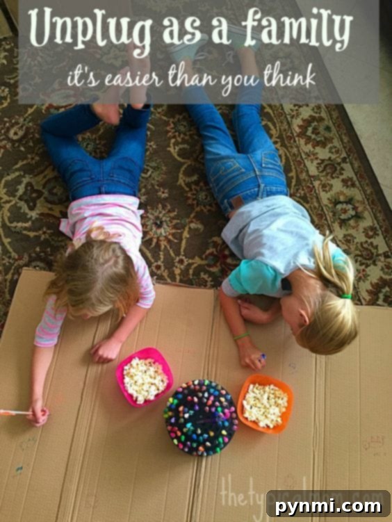 unplug and connect with your family