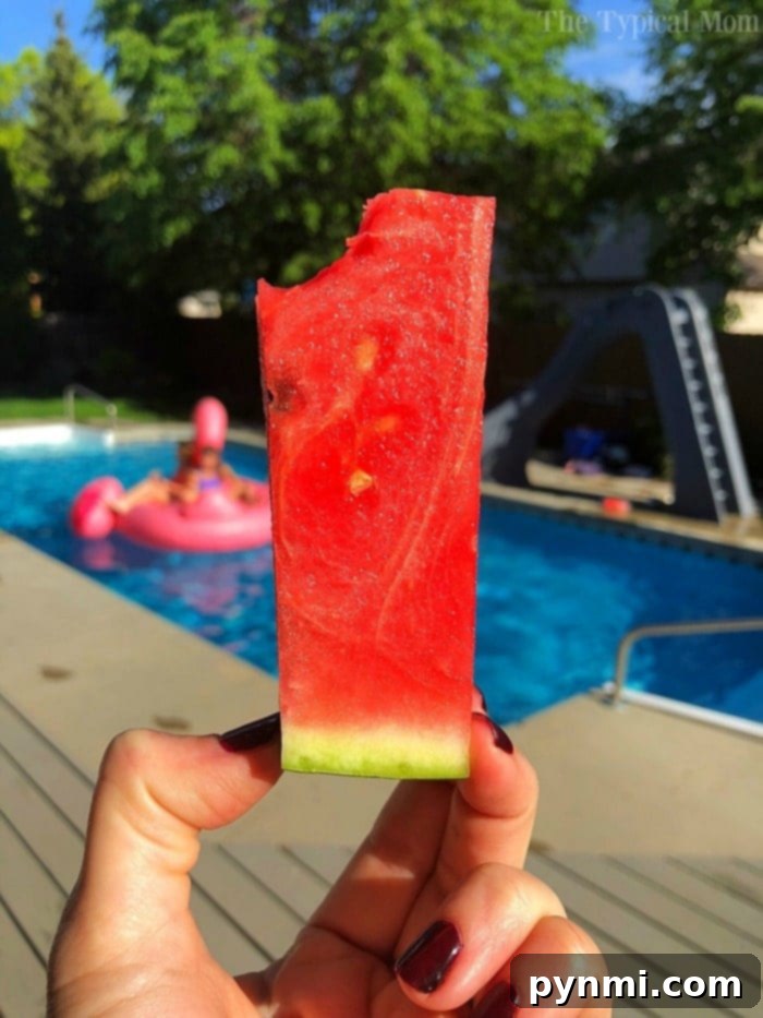 best way to cut a watermelon