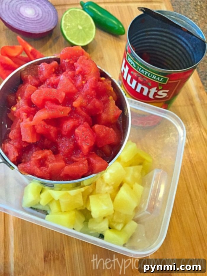 pineapple salsa