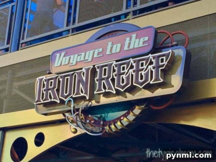 Voyage to the Iron Reef, an interactive 4D ride at Knott's