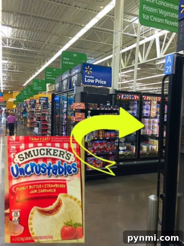 Sunshine Snackfest 3 Smucker's Uncrustables sandwiches, perfect for quick and easy summer snacks