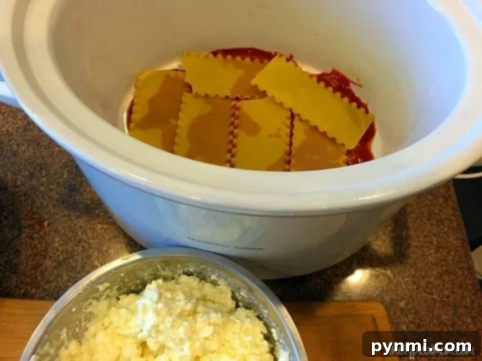 Effortless Crockpot Lasagna 2 no boil Crockpot lasagna