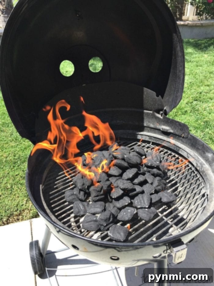 Outdoor Pizza Perfection: From Freezer to Grill 3 A frozen pepperoni pizza being prepared for grilling on a charcoal BBQ.