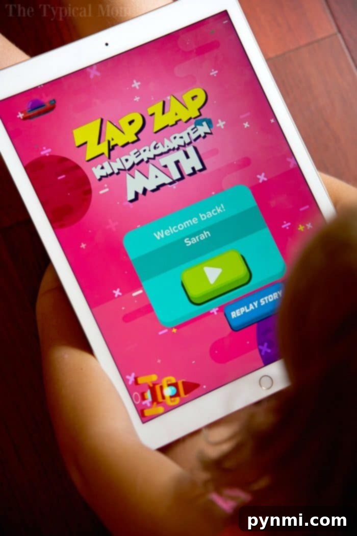 Interactive math games for kids on educational websites