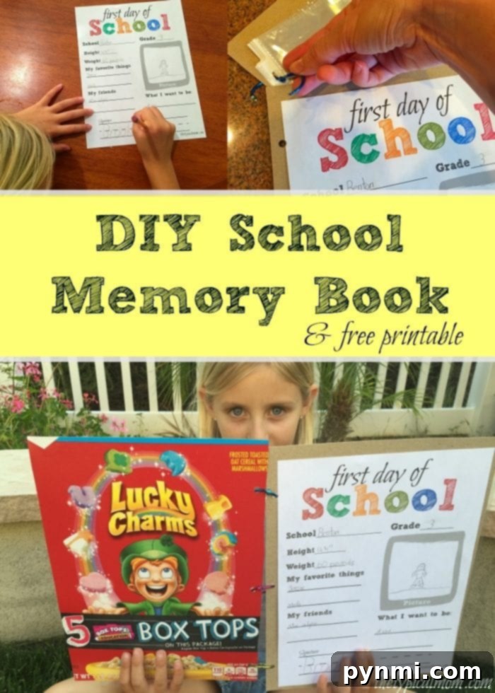 Creative DIY memory book ideas for school, perfect for kids to make