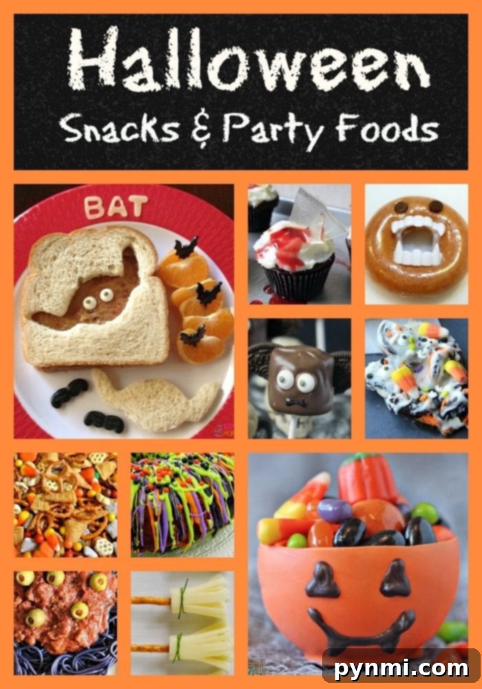 Discover 31+ Halloween recipes for kids, featuring festive appetizers, snacks, dinner ideas, and spooky desserts perfect for any party. A vibrant selection of Halloween party foods, perfect for kids and adults alike.