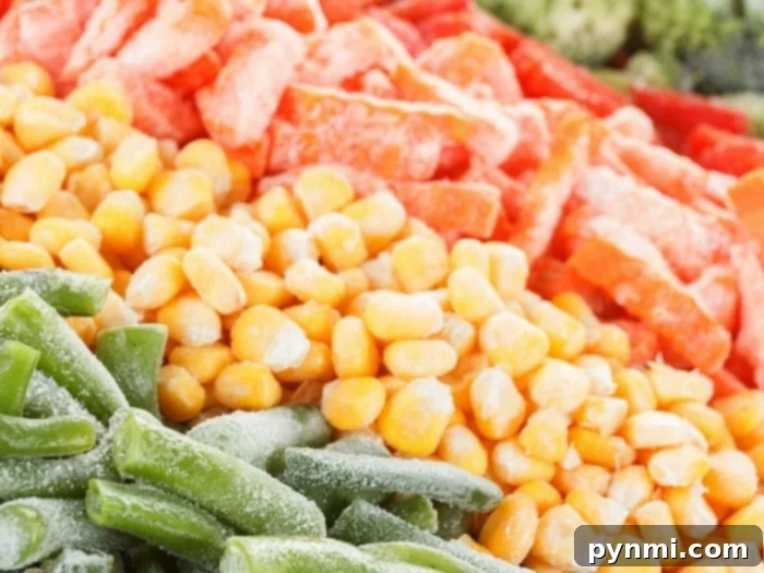 frozen vegetables