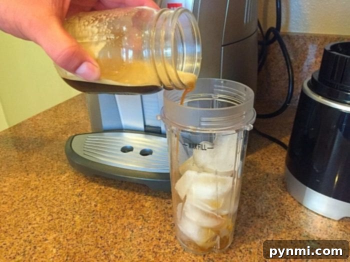 How to make your own frappuccino.