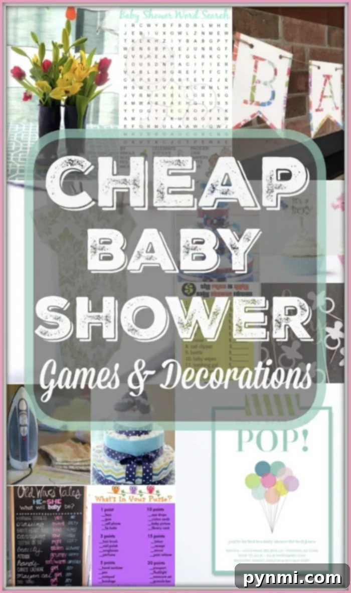 Discover easy DIY baby shower decorating ideas that are cheap, adorable, and perfect for any theme or gender. Create beautiful centerpieces and custom party decor using budget-friendly dollar store items, making your celebration look amazing without sparing expense. DIY Baby Shower Decorating Ideas that are cheap but adorable, showing a variety of creative decor options for any budget.