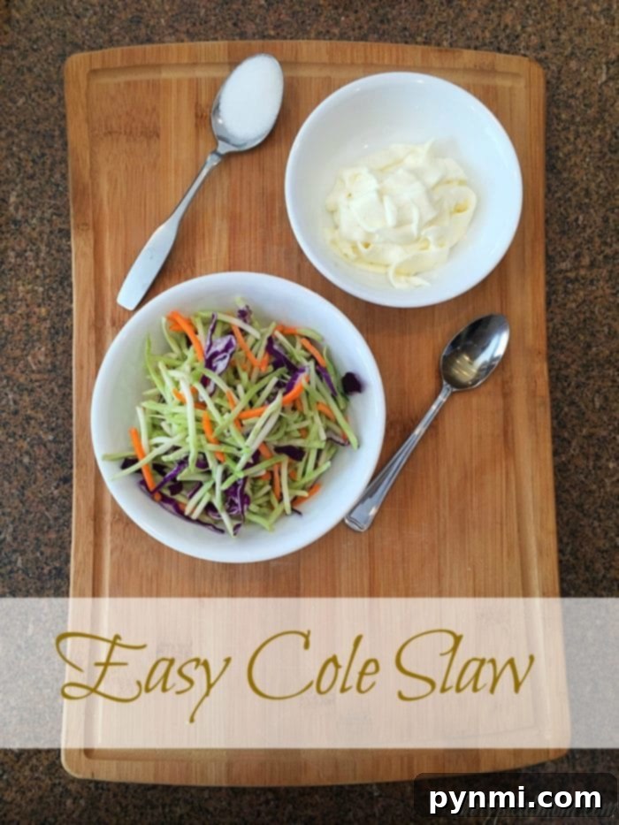 Easy cole slaw