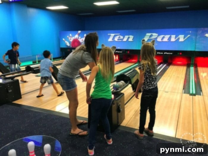 Inside Great Wolf Lodge Southern California What You Need to Know 3 Great Wolf Lodge bowling alley