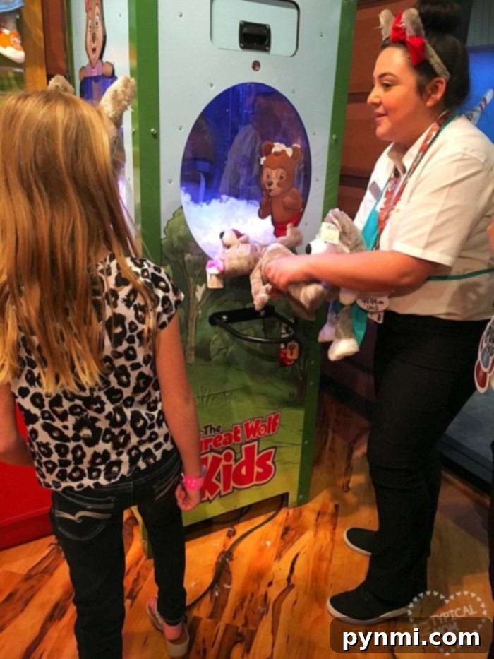 Discover amazing Great Wolf Lodge Southern California deals and family fun at the Creation Station, where kids can make their own stuffed friends. Great Wolf Lodge Creation Station