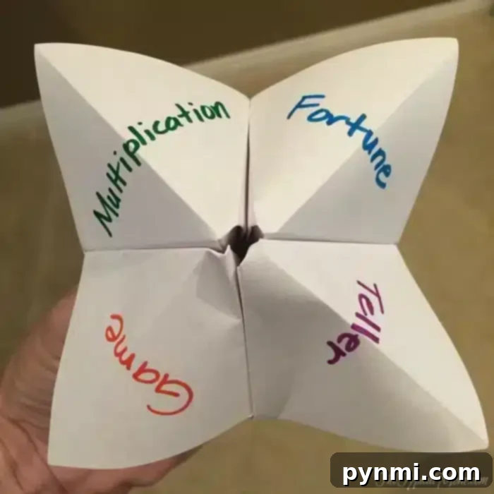 How to Make a Paper Fortune Teller