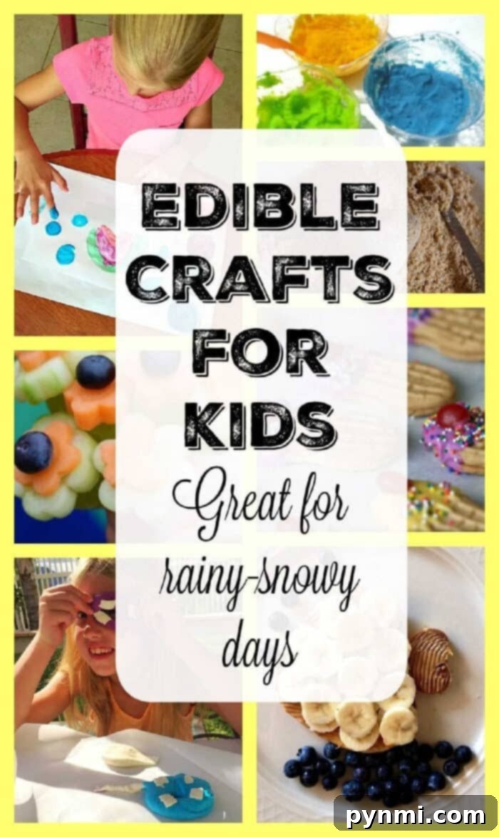 Edible Crafts for Kids - Fingerpaint fun with food