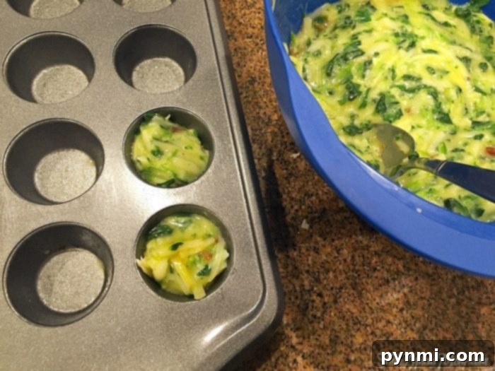 Crustless spinach quiche recipe