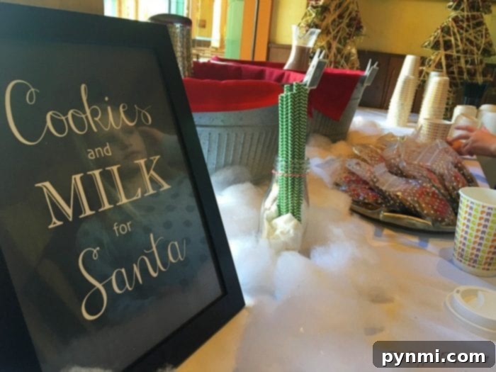 Downtown Disney's Enchanted Santa Breakfast 8 catal restaurant with Santa and kids