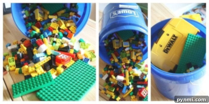Unlock a Clutter Free Life 2 How to organize LEGOs and small toys efficiently.