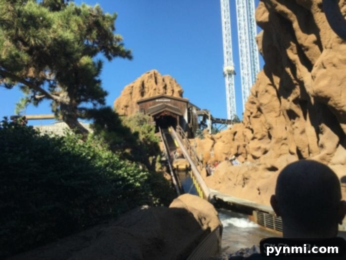 Knott's Berry Farm rides and attractions during the day, showcasing a vibrant theme park scene