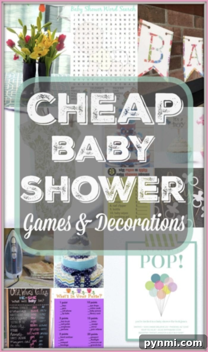 A collection of DIY Baby Shower Decorating Ideas, featuring various dessert displays, table settings, and homemade decorations, offering comprehensive inspiration for party planning.
