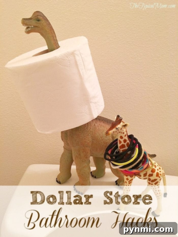 Organize your bathroom with clever Dollar Store hacks