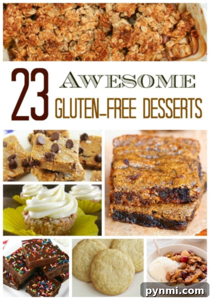 A vibrant collection of easy gluten-free dessert recipes perfect for sharing, including cakes, brownies, and cookies that are sure to please any crowd. Easy Gluten Free Dessert Recipes for a Crowd, featuring various delicious gluten-free cakes, cookies, and brownies beautifully arranged.