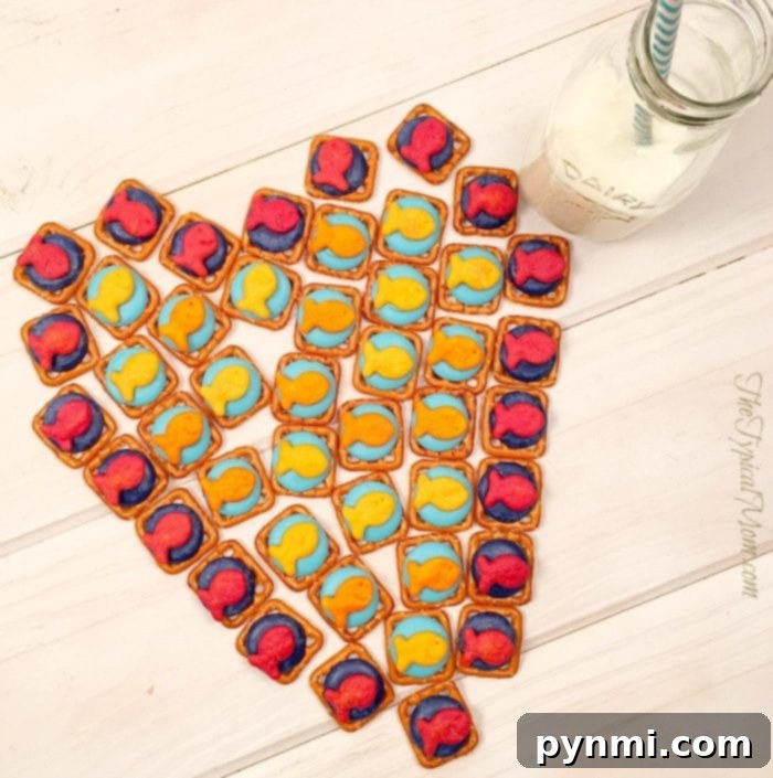 Free Print and Play Tic Tac Toe 6 Goldfish crackers games and party snacks beautifully arranged and ready to enjoy