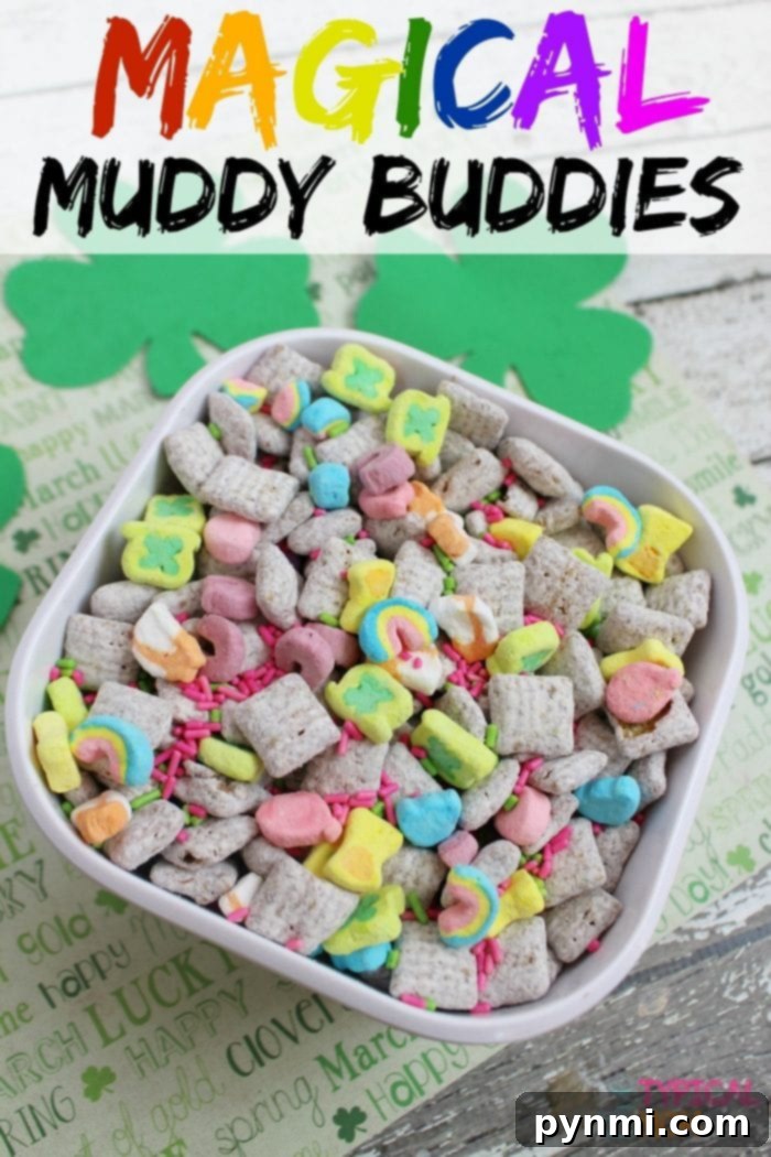 Muddy buddies recipe that is great for a party or gift idea. Add mix ins for every holiday to add some color to this crunchy peanut butter dessert. If you've never made this addicting snack some call puppy chow you are in for a real treat, just beware because you'll want to finish the whole bowl! Delicious Chex Muddy Buddies recipe, also known as Puppy Chow, loaded with colorful marshmallows and sprinkles, perfect for a party, gift, or an addicting snack.
