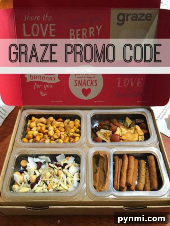 Graze promo code for 3 free boxes - a taste of healthy snacking! Graze promo code for free snack boxes